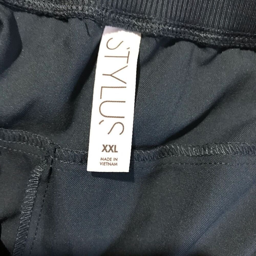 Stylus plus Size XXL active sport green leggings joggers pants New with Tags - Picture 3 of 7